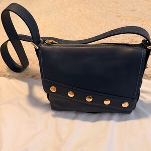 Marc Jacobs Navy and Gold Crossbody Bag